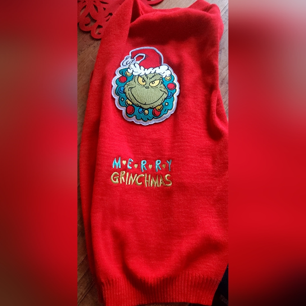 XL Doggie sweater Grinch
